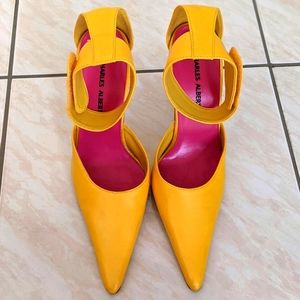 Vintage Yellow Heels